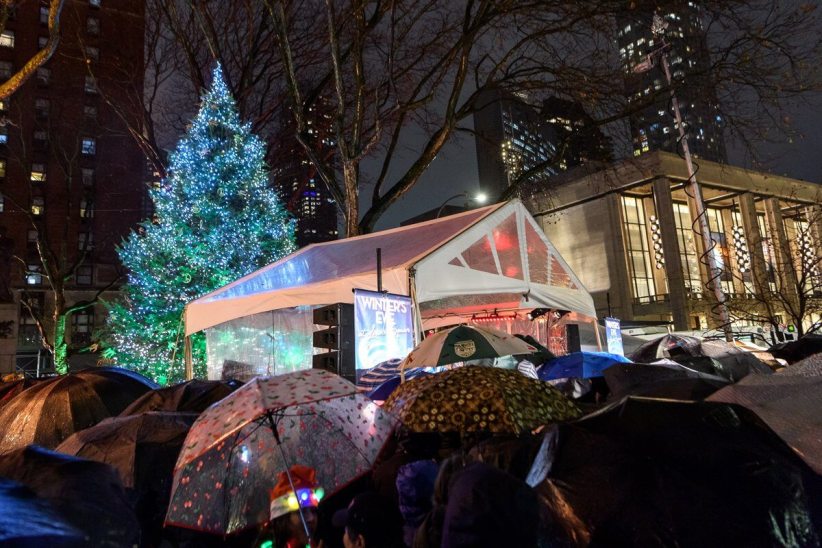 Winter's Eve at Lincoln Square - Upper West Side, Manhattan