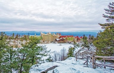 Winter Mountain House