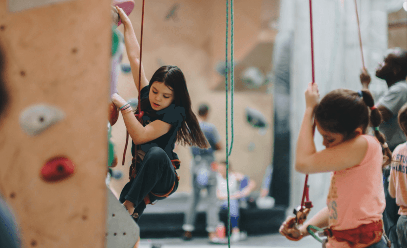 Rock Climbing at Brooklyn Boulders 