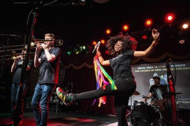 people dancing on stage