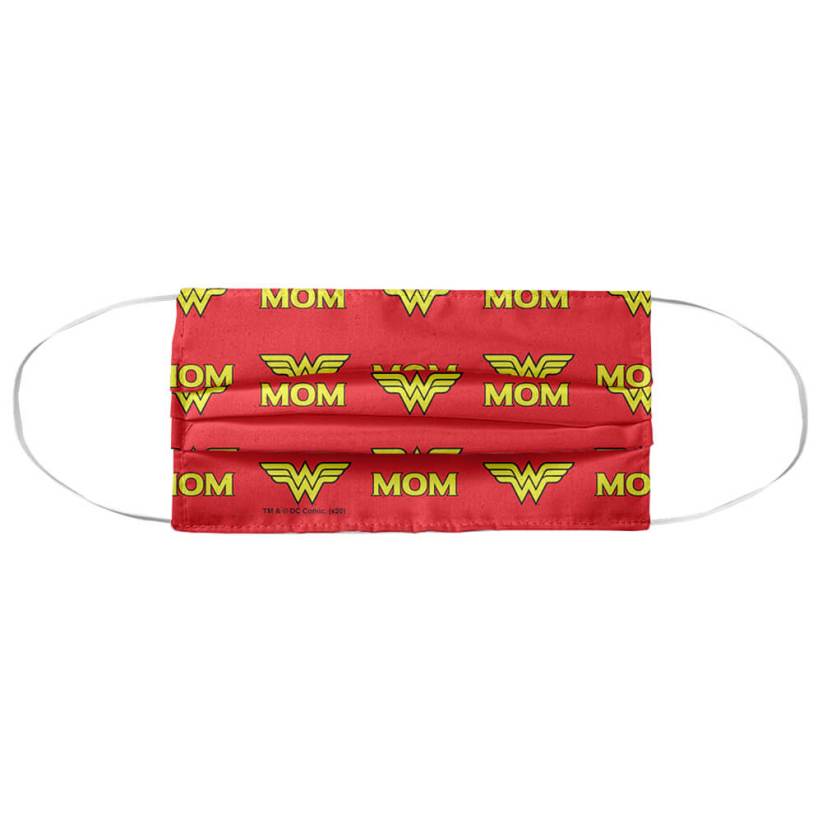 Wonder Woman Wonder Mom Logo Pattern Mask