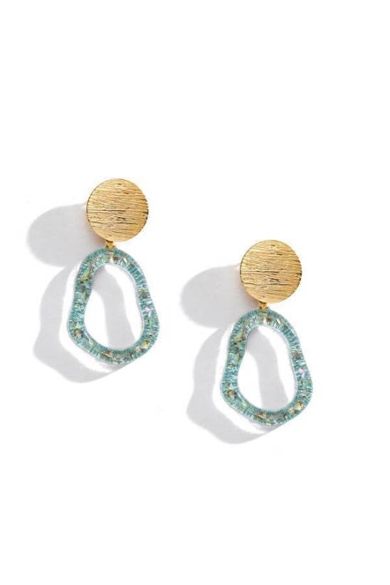 Vivi Sparkle Drop Hoops