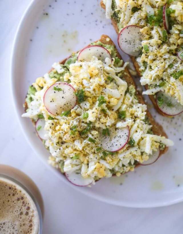 Shaved Egg Avocado Toast