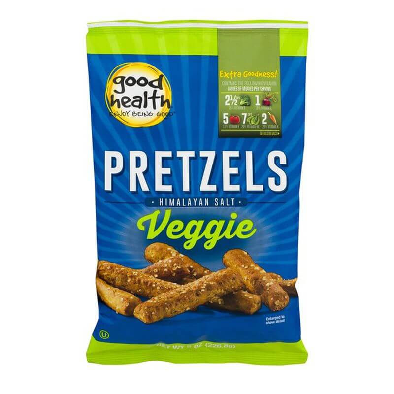 Good Health Pretzels With Himalayan Salt Veggie