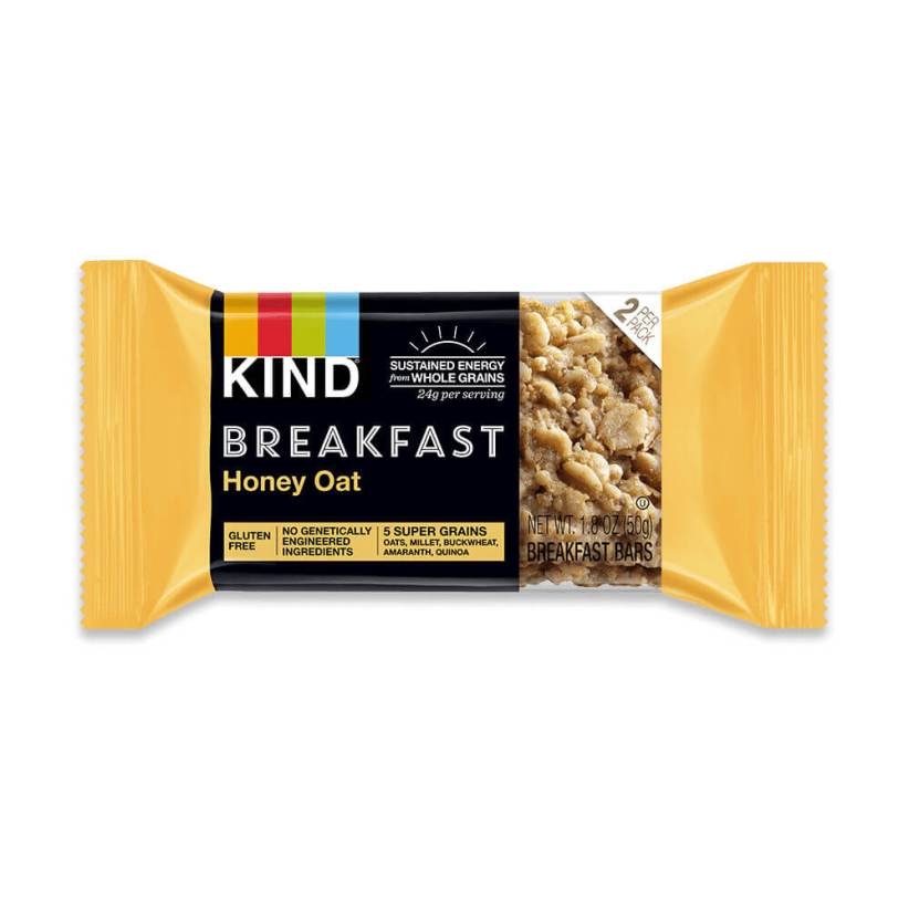 Best Grab and Go Bar: Kind Honey Oat Breakfast Bars