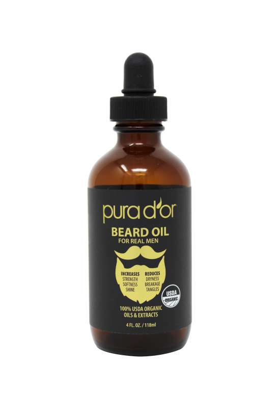 Pura D’or’s USDA-Certfied Organic Beard Oil 