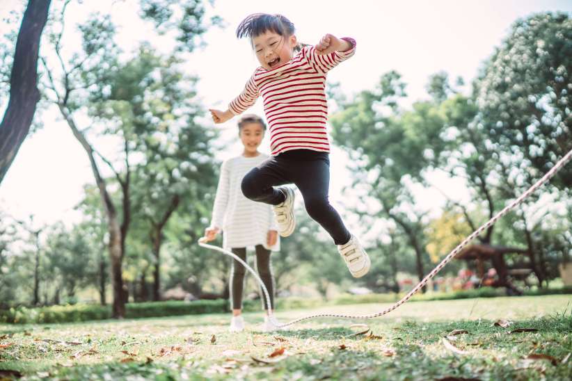 jump roping during spring break