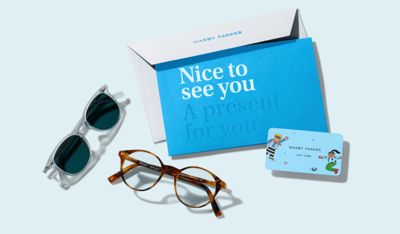 He Desreves It: Warby Parker Gift Card