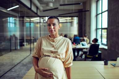 Pregnant Businesswoman