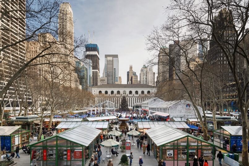 Winter Village at Bryant Park