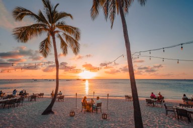 Sunset at the Aruba Marriott