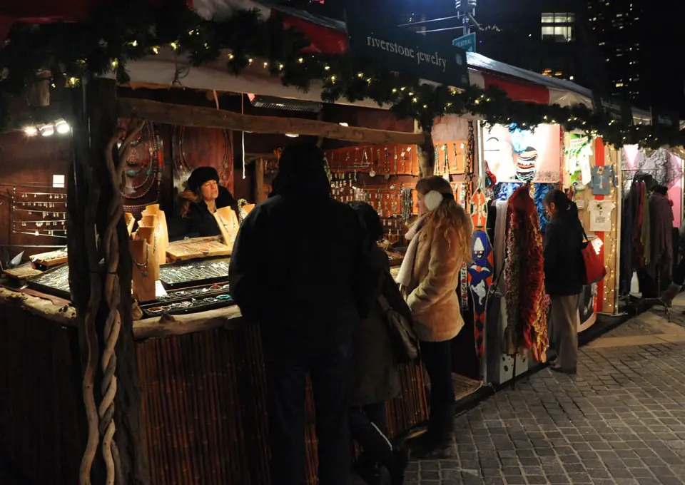 Columbus Circle Holiday Market NYC