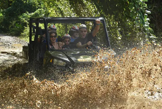 A buggy ride at La Hacienda Park in the Dominican Republic