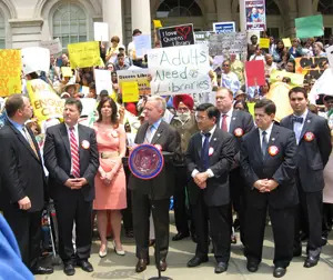 Queens-Library-rally