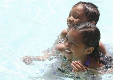 Swimming-Siblings