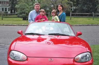 debbie-skolnik-family-with-convertible