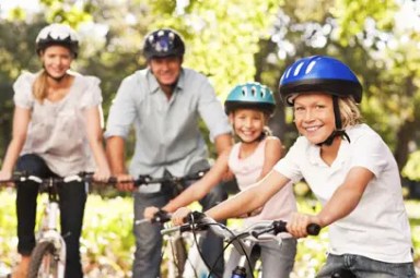 family-biking