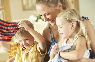 family-sorting-laundry