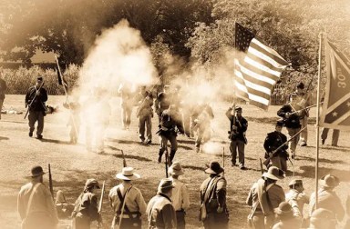 islip-grange-civil-war-reenactment