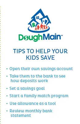 tips to help your kids save