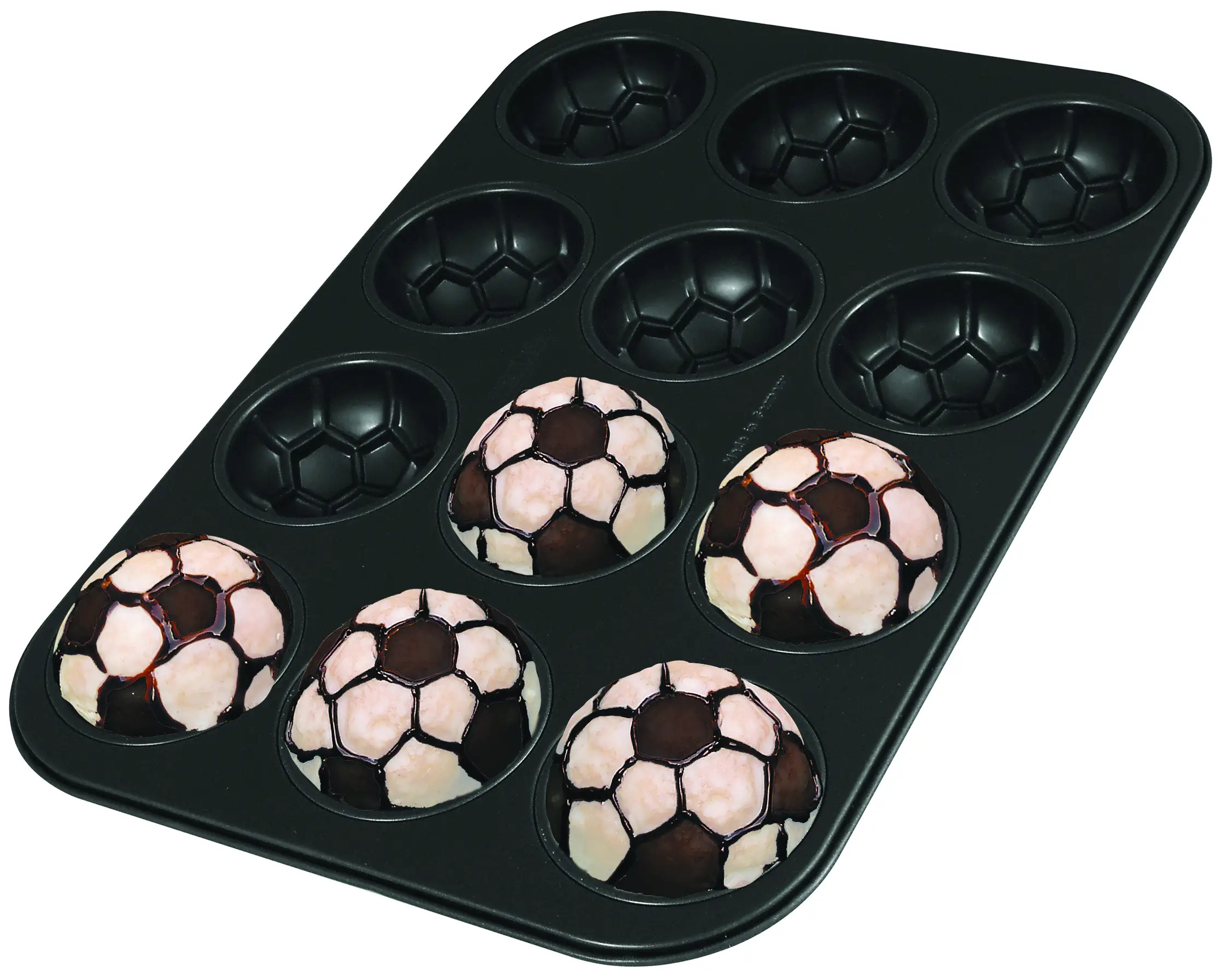 Soccer ball cake pan