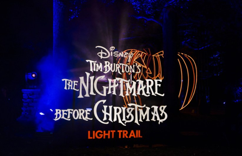 1.) Disney Tim Burton’s The Nightmare Before Christmas Light Trail