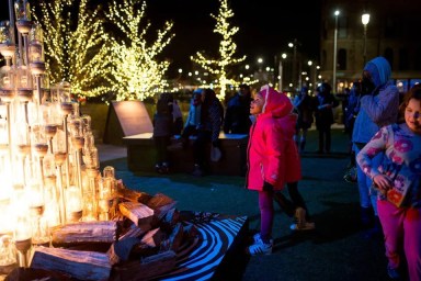 Stunning Island of Warmth Interactive Light Installation Comes to NYC