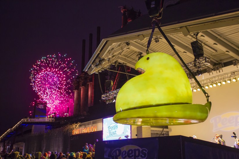 Peepsfest ball drop