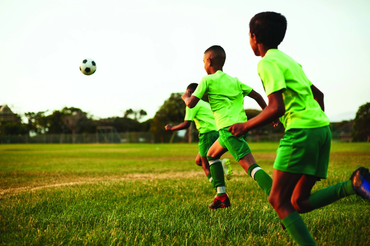 Soccer is excellent exercise for kids